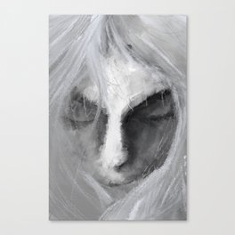 Lost in Thoughts Crystal Distortion Poster Canvas Print
