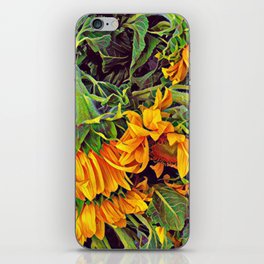 Sunflower Artwork iPhone Skin