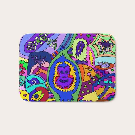 Abstract 18 Bath Mat