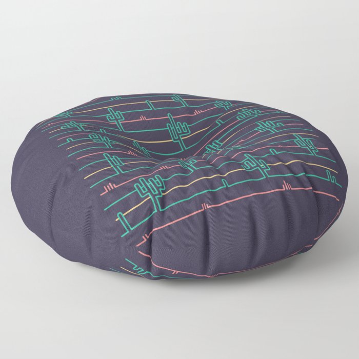 Saguaro Sunrise Floor Pillow