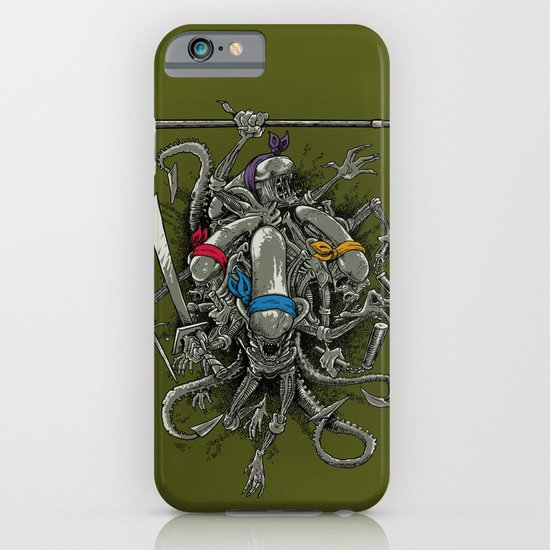 Ancient Ninja Xenomorphs iPhone & iPod Case