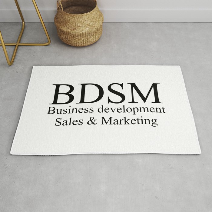 BDSM - Business development sales &marketing Rug