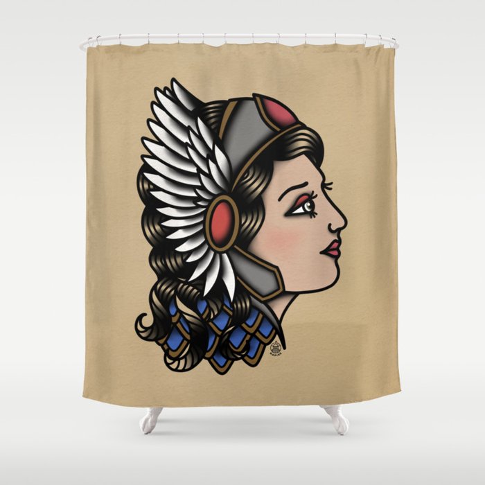 Sailor Jerry Patterned & Printed Shower Curtains | Society6