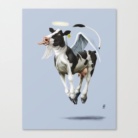 Holy Cow (colour) Canvas Print