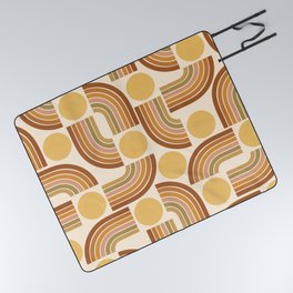 Abstraction_RAINBOW_SUNNY_PATTERN_LOVE_POP_ART_0524A Picnic Blanket