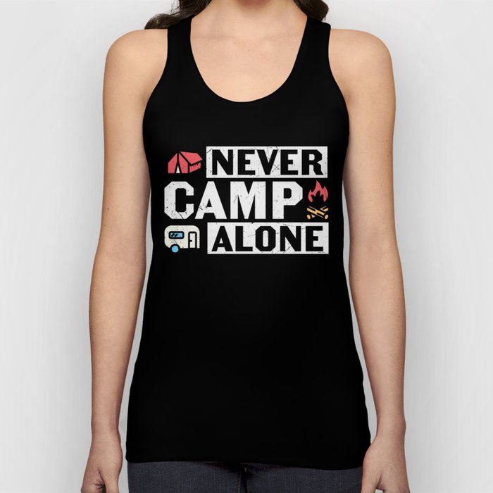 Never Camp Alone Tank Top