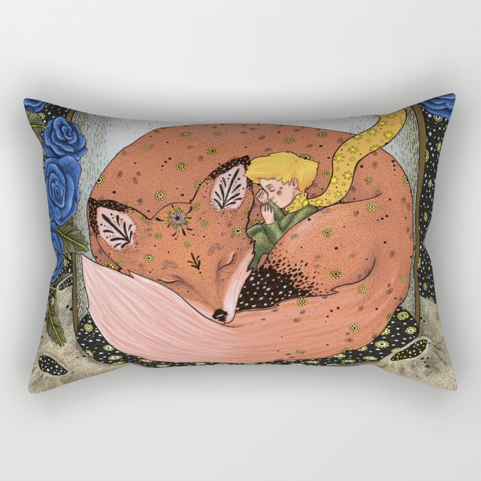 The little prince - Red Version Rectangular Pillow