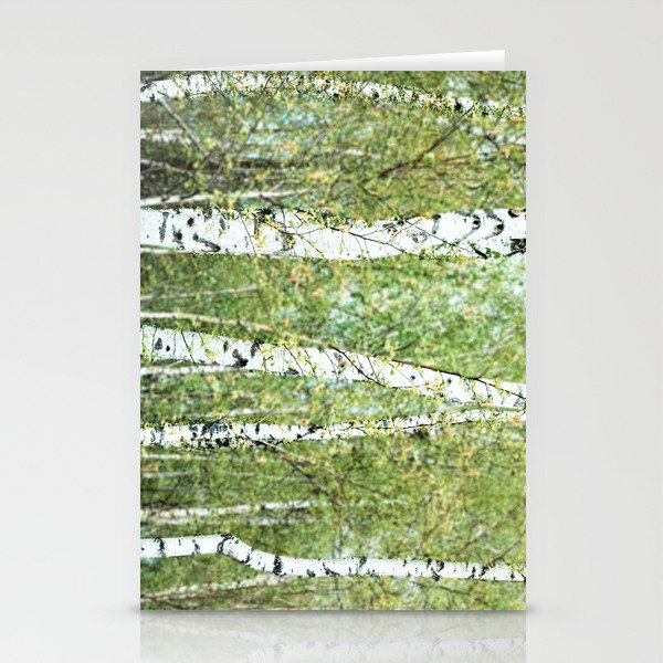 the birch forest III Stationery Cards