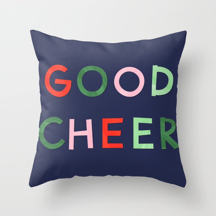 Good Cheer Throw Pillow
