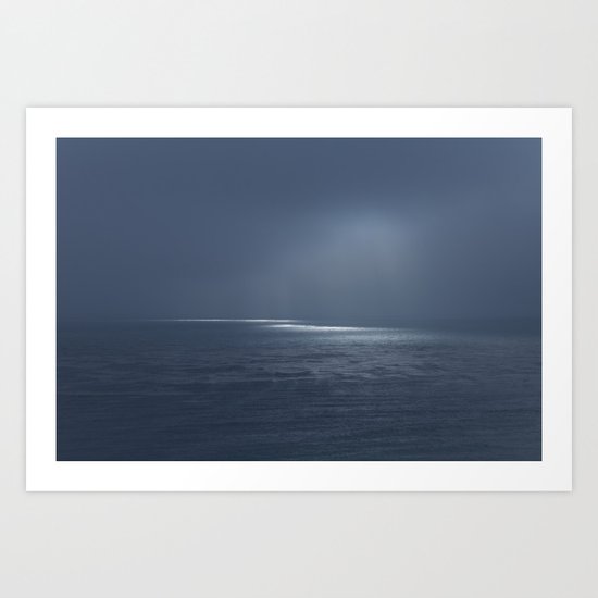 Ocean Glow Art Print
