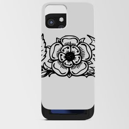 Floral Border iPhone Card Case