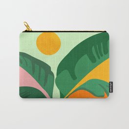Things Are Looking Up 2 Wide View / Tropical Greenery Carry-All Pouch