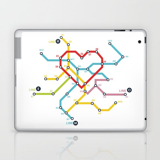 Home Where The Heart Is Laptop & iPad Skin