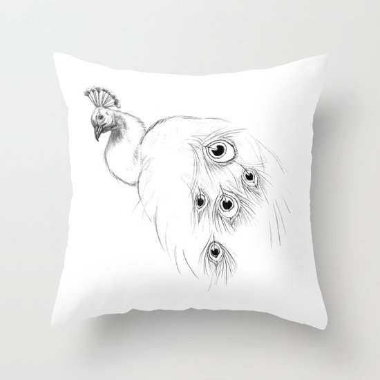 Peacock SK097 Throw Pillow