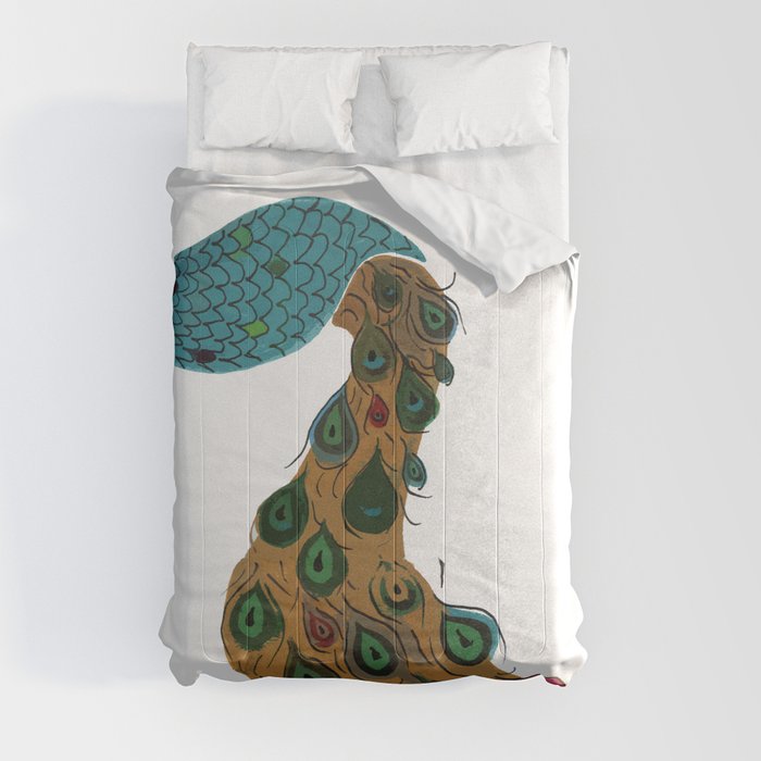 Florence the Peacock Comforter