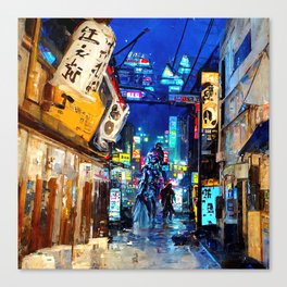 Streets of Neo-Tokyo Canvas Print