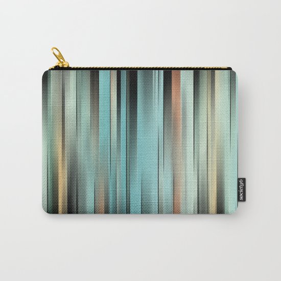 Colorful Abstract Stripes Carry-All Pouch