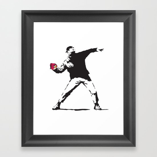 Angry Birdksy Framed Art Print