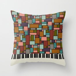 The Well-Tempered Clavier - Bach Throw Pillow