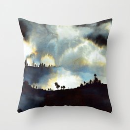 Moody Landscape 2 Throw Pillow