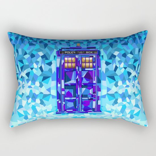 Phone booth Tardis doctor who cubic art iPhone 4 4s 5 5c 6, pillow case, mugs and tshirt Rectangular Pillow