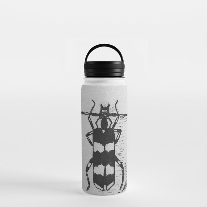 Banded Alder Borer Beetle Water Bottle