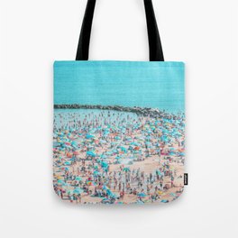 Blue Summer Beach Tote Bag