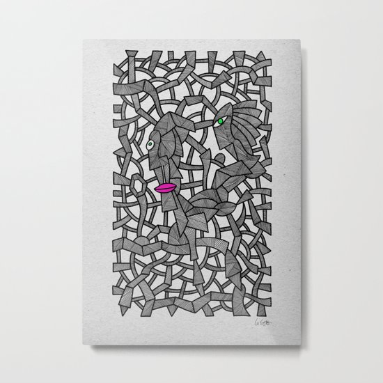 - nobody's perfect - Metal Print