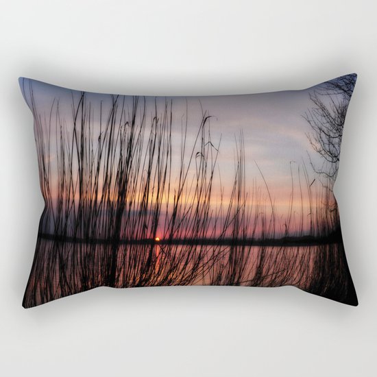 sunset nature Rectangular Pillow