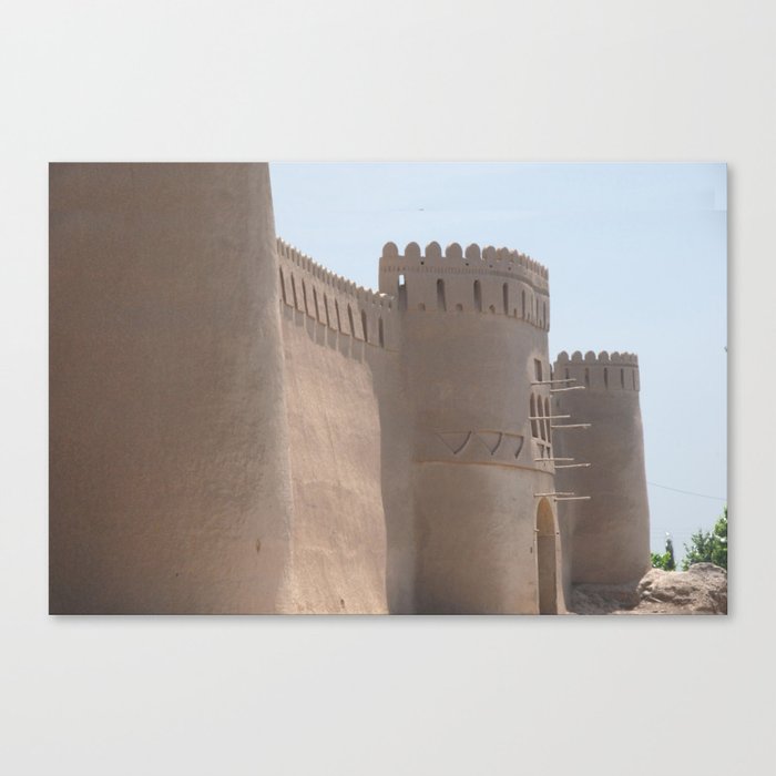 Yazd Medieval City Gate Towers, Persia, Iran Canvas Print