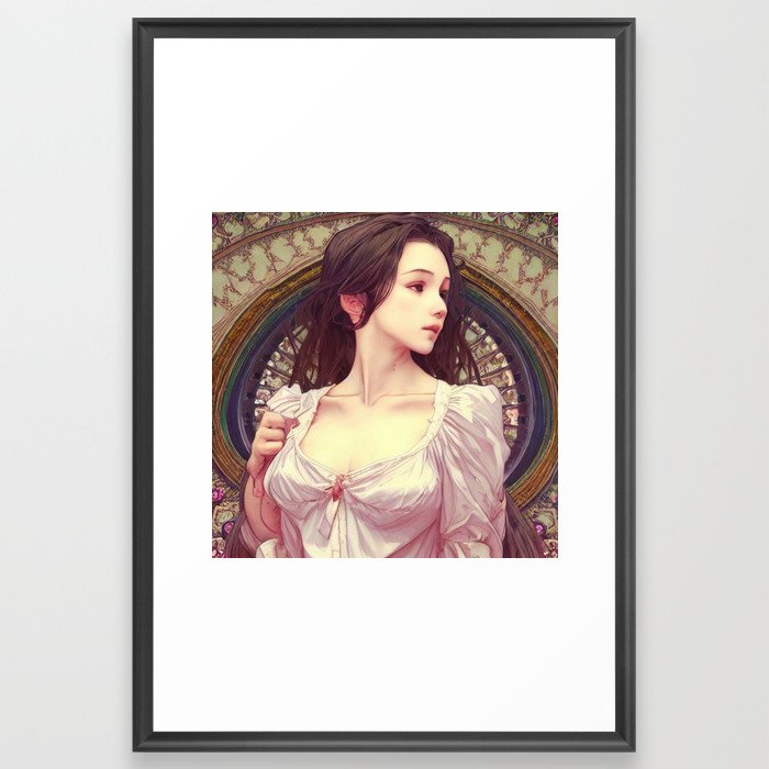 Distracted Framed Art Print