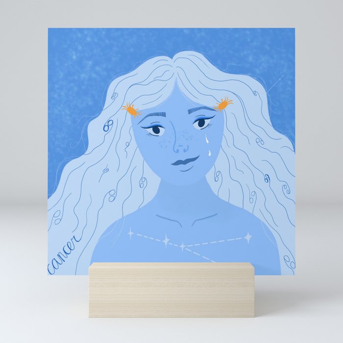 Cancer Zodiac Mini Art Print