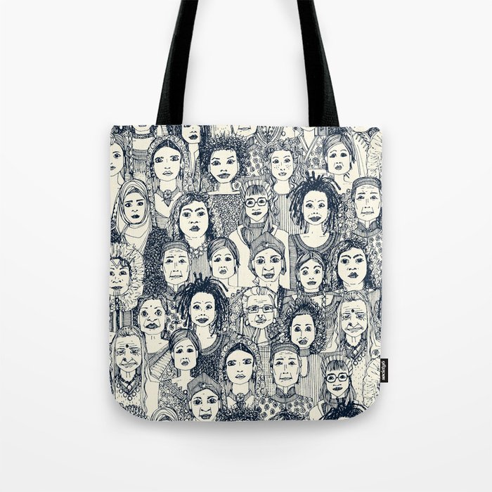 WOMEN OF THE WORLD INDIGO Tote Bag