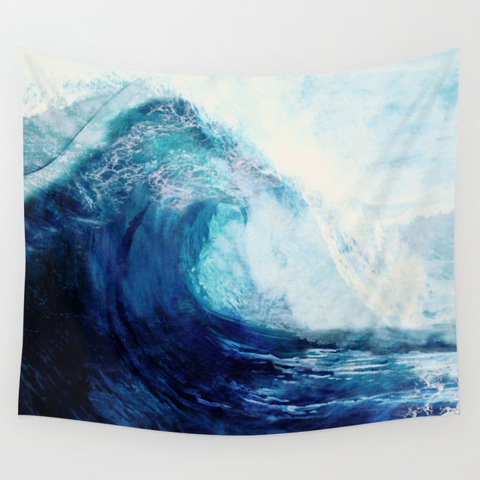 Waves II Wall Tapestry