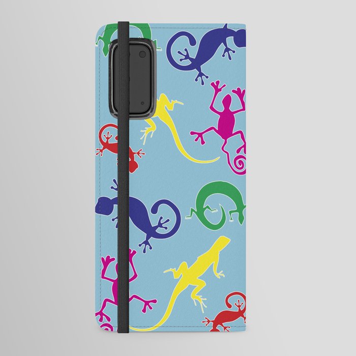 Colorful Reptiles Android Wallet Case