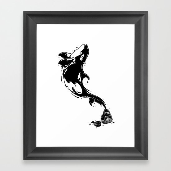 Great Leap Framed Art Print