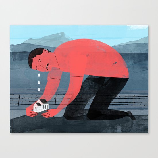 Church Farmer Canvas Print