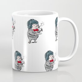 Fancy Hedgehog Tea Time Coffee Mug