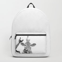 Black and White Farm Animal Friends Backpack
