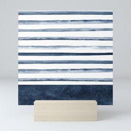 Stripes | Watercolor Pattern Mini Art Print