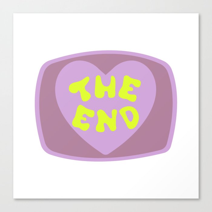 The End Canvas Print