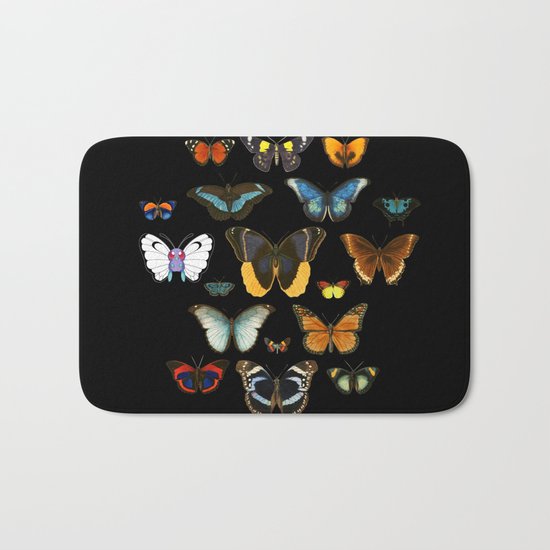 Entomology (Black) Bath Mat