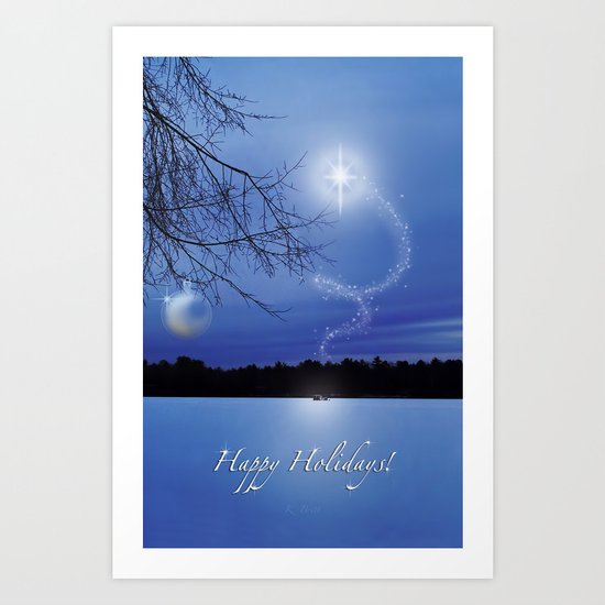 Christmas Eve - Card Art Print