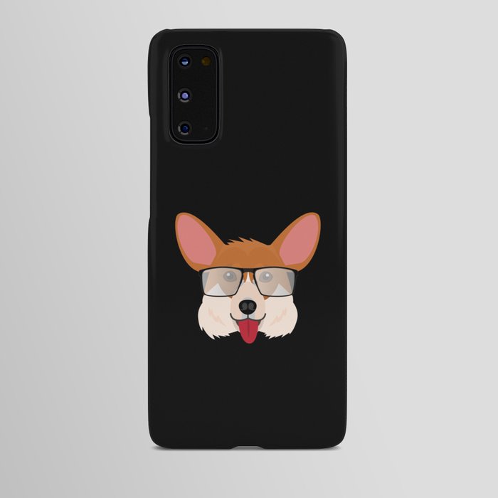 Dog With Glasses Puppy Cute Music Android Case