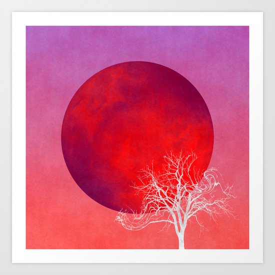 For You I Would Carry the Moon Art Print