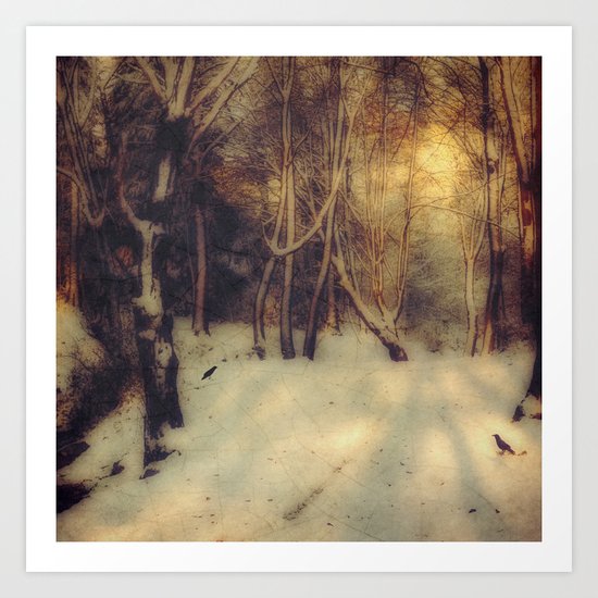 Winter Gold Art Print
