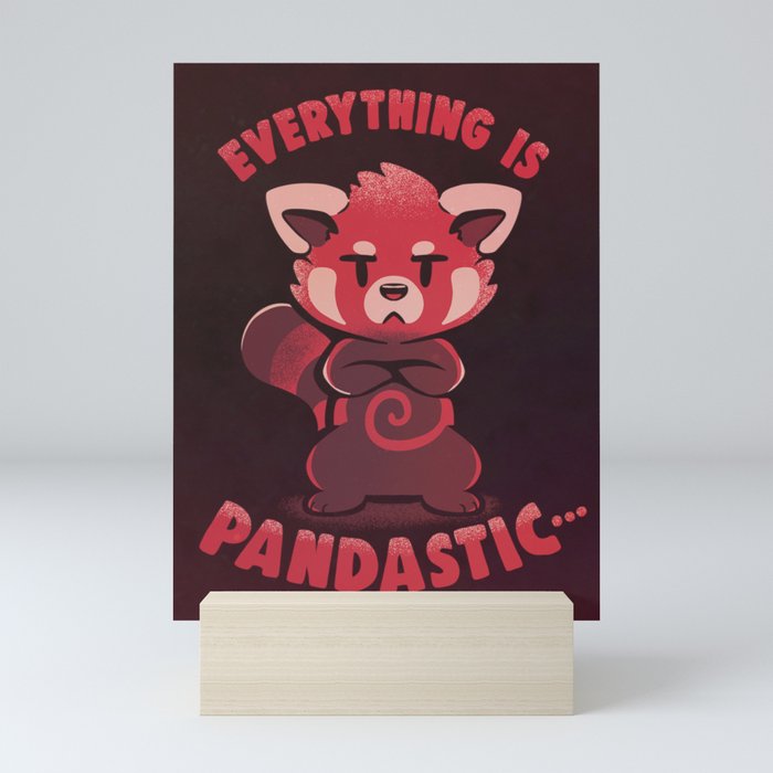 Sarcastic Pandastic Mini Art Print