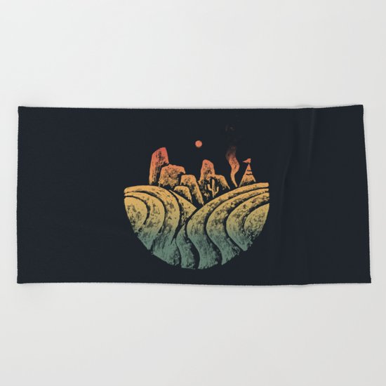 Somewhere i belong Beach Towel