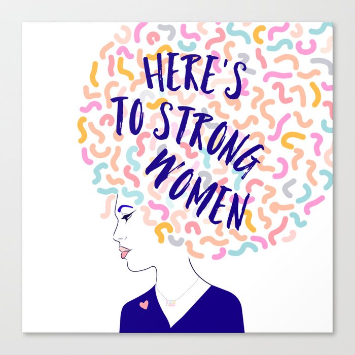 images Canvas Strong Woman Painting society6