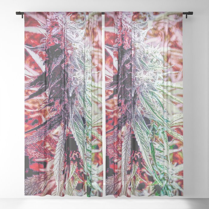 Candy (cannabis sugar) Sheer Curtain